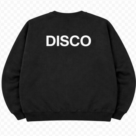 KISS DISCO BLACK CREWNECK back