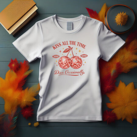 Kiss All The Time Disco Occasionally Graphic Tee