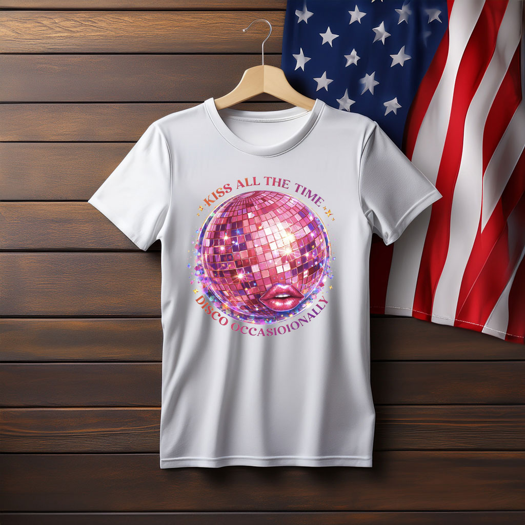 Kiss All The Time Graphic Shirt