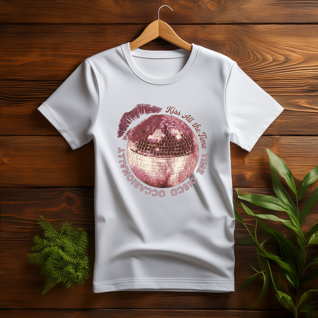 Kiss All The Time Unisex Graphic Tee