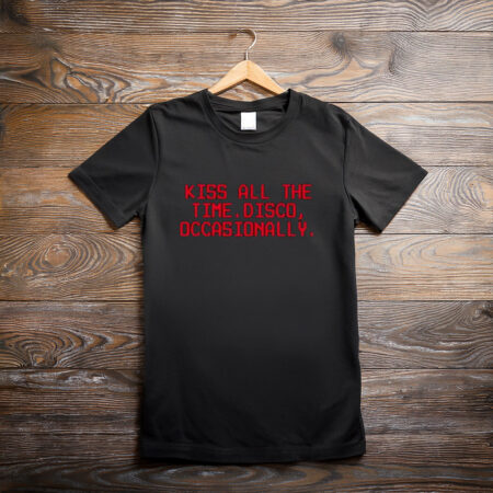 Kiss All the Time Oversized Cotton T-Shirt