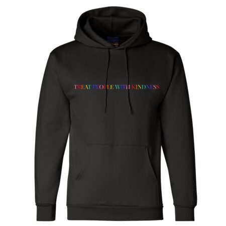 Treat People With Kindness Hoodie – Black