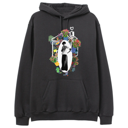 Harry’s House Flower Collage Hoodie – Black