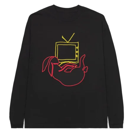 Love On Tour Bunny TV Longsleeve – Black